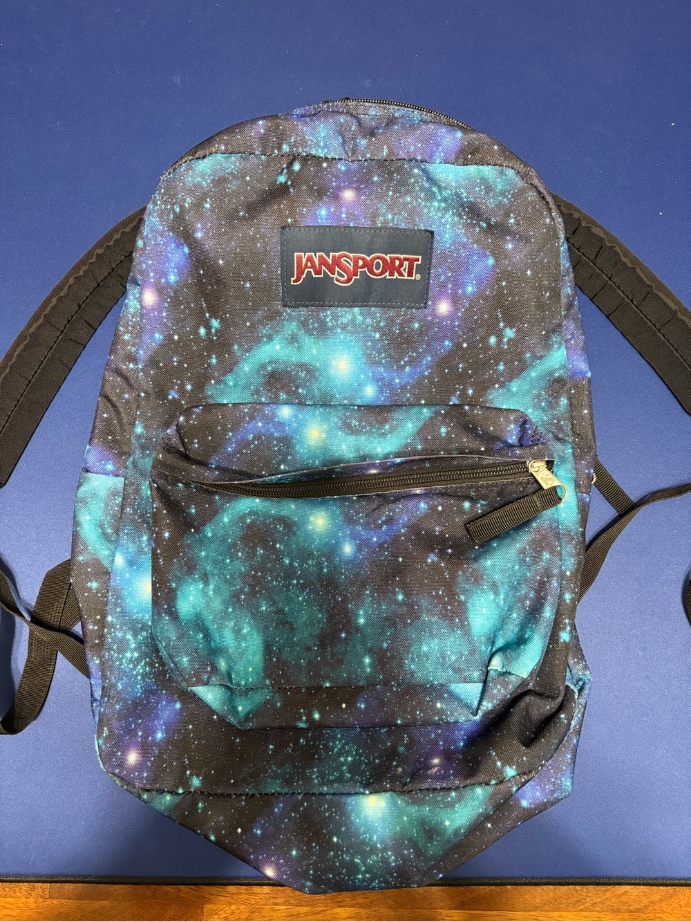 Jansport Galaxy Print Teal/Black Backpack
